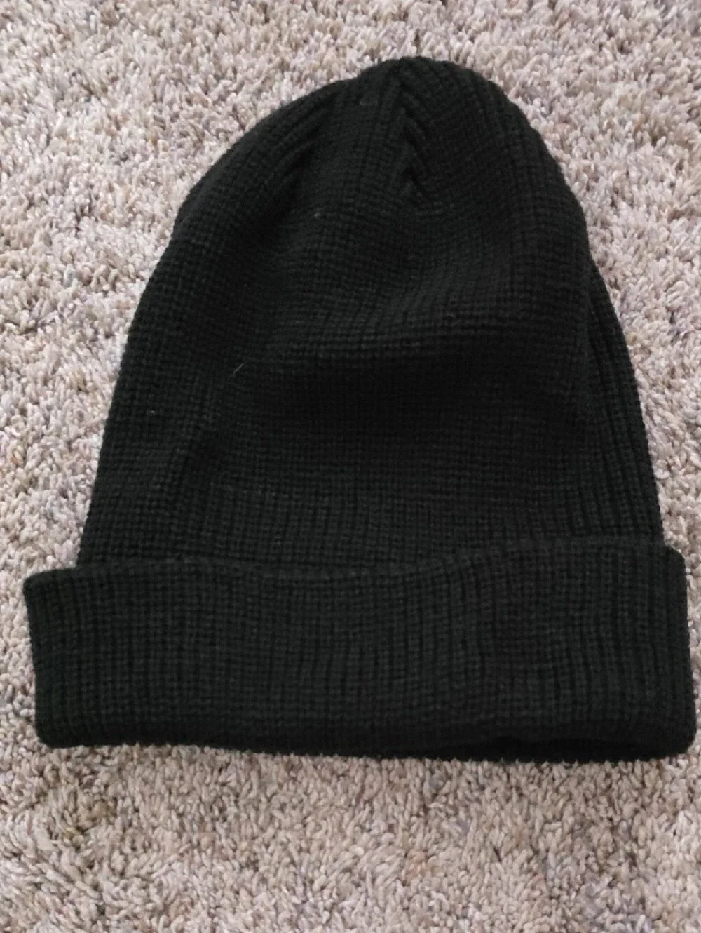 Gerry Black Knit Cuffed Beanie